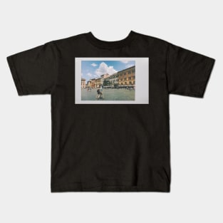 Campo De' Fiori, Piazza Navona, Roma, Italia Instant Photo Kids T-Shirt